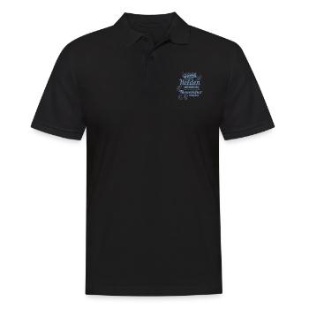 Wahre Helden wurden im November geboren - Männer Poloshirt - Schwarz - Vorne - Kai (181cm)