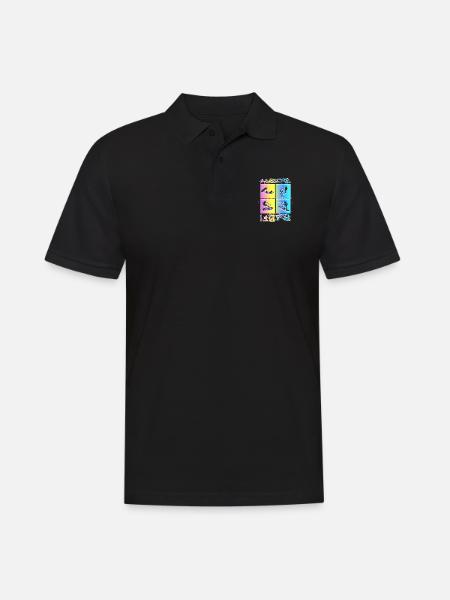 Awesome since 1978. Wakeboard Lifestyle - Men's Polo Shirt - black