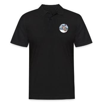 Alpin Sports d'hiver Ski Montagne Alpes Piste de - Polo Homme - noir - Devant - Kai (181cm)