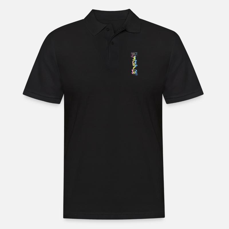 Édition limitée 1978 Graffiti - Polo Homme - noir