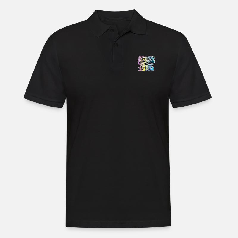 Édition limitée 1976 Graffiti - Polo Homme - noir