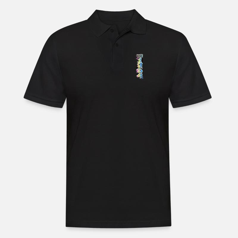 Limited Edition 1964 Graffiti - Männer Poloshirt - Schwarz