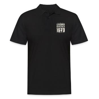 Legends Are Born In November 1973.Gift anniversary - Polo Homme - noir - Devant - Kai (181cm)