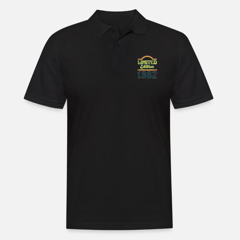 Edition Limitée Millésime 1982 - Polo Homme - noir