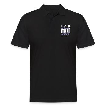 Annonce grossesse. bientôt Sœur Mai 2023.soeur - Polo Homme - noir - Devant - Kai (181cm)