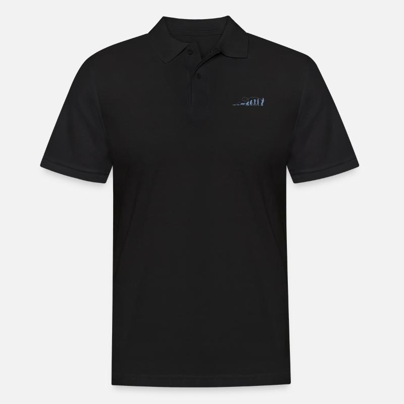Evolution Angler TShirt - Men's Polo Shirt - black