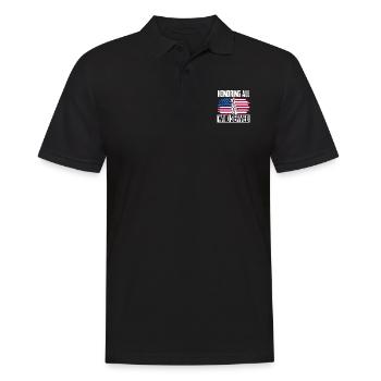 In honor of all who have served veterans controversy - Men's Polo Shirt - black - Front - Kai (181cm)