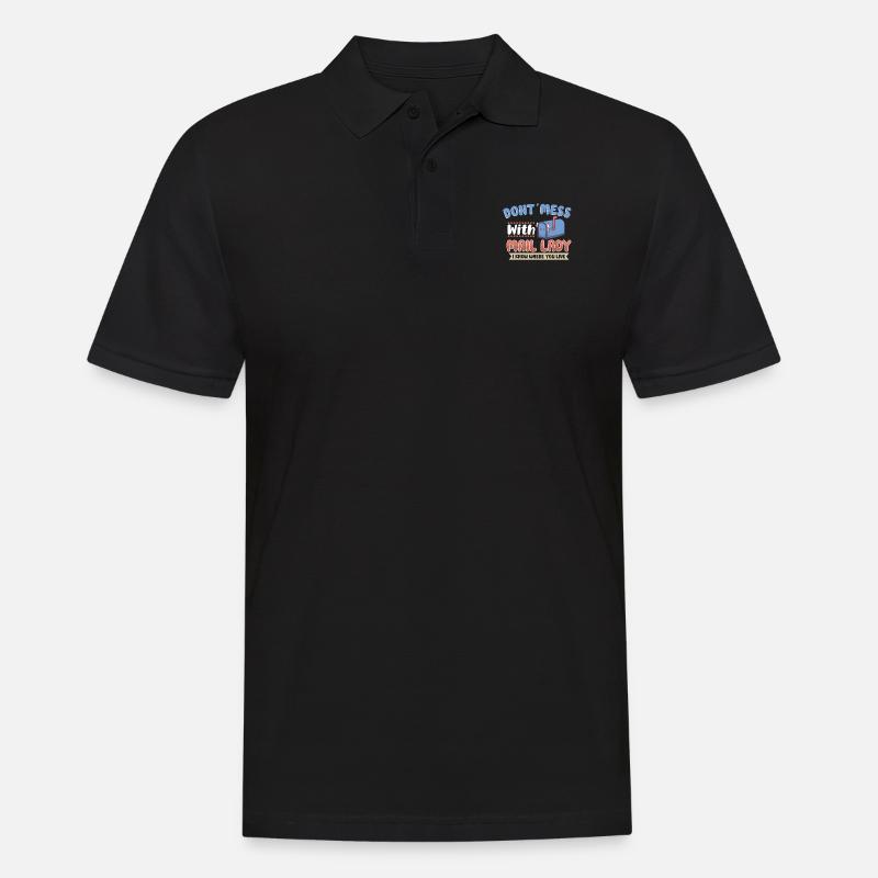 Postman Postlady Postman Post - Polo Homme - noir