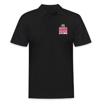 Domestic Engineer AKA Stay At Home MOM Retro - Men's Polo Shirt - black - Front - Kai (181cm)