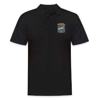 Pickleball Player Pickleball Paddle Pickleball - Männer Poloshirt - Schwarz - Vorne - Kai (181cm)