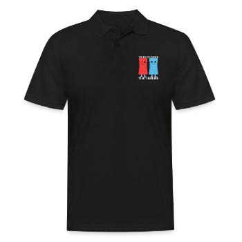 Chemie Lehrer Wissenschaftler Chemieker - Männer Poloshirt - Schwarz - Vorne - Kai (181cm)