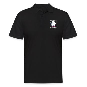 Bodybuilding Powerlifting Weightlifting Fitness - Männer Poloshirt - Schwarz - Vorne - Kai (181cm)
