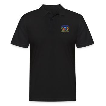 Jeu de cartes de bingo Grand-mère Joueur de bingo Cartes de bingo - Polo Homme - noir - Devant - Kai (181cm)