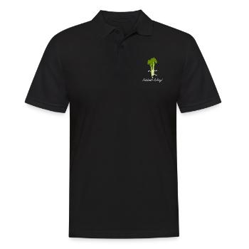 Célébration du céleri : proverbe ironique : - Polo Homme - noir - Devant - Kai (181cm)