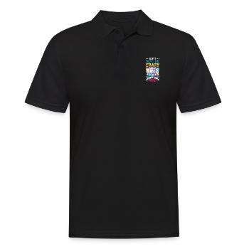 Jeu de cartes de bingo Grand-mère Joueur de bingo Cartes de bingo - Polo Homme - noir - Devant - Kai (181cm)
