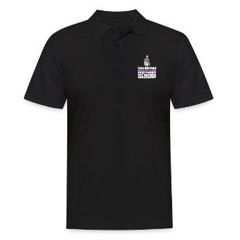 Rentner Rente Witzig - Männer Poloshirt - Schwarz - Vorne - Kai (181cm)