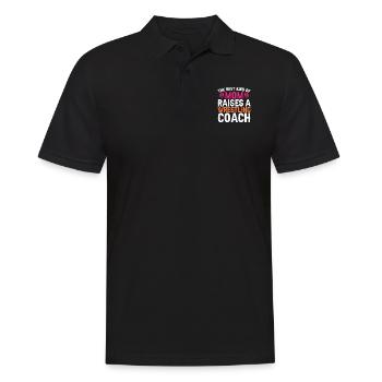 Le meilleur type de maman éduque un lutteur - Polo Homme - noir - Devant - Kai (181cm)