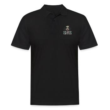 Horror Garden Gardener Zombie Plant Gardening - Men's Polo Shirt - black - Front - Kai (181cm)