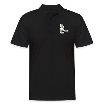Ressentez-vous encore quelque chose - Polo Homme - noir - Devant - Kai (181cm)