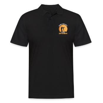 Asteroids Funny Space Astronomers Astrophysicist - Men's Polo Shirt - black - Front - Kai (181cm)