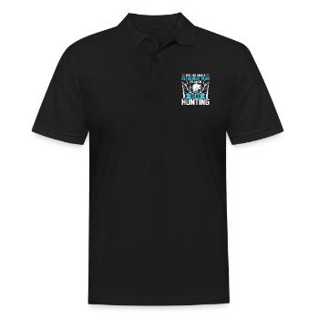 Retirement plan is to go hunting - Men's Polo Shirt - black - Front - Kai (181cm)