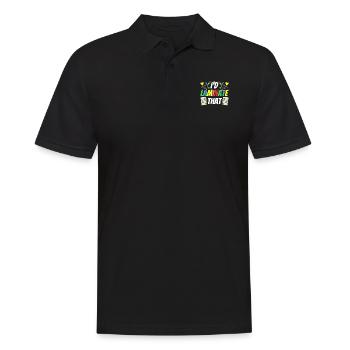 Je suis en train de plastifier ce para paraprofessionnel - Polo Homme - noir - Devant - Kai (181cm)