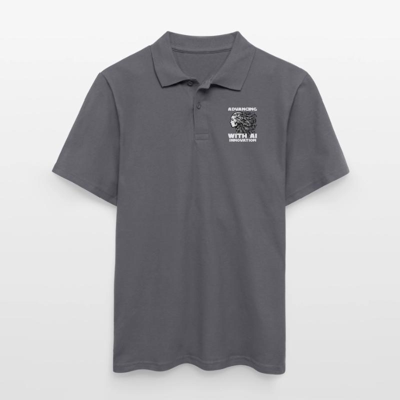 Artificial intelligence, machine learning, data Men's Polo Shirt