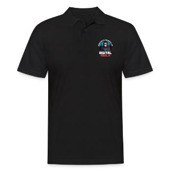 Ethical Hacking Analyst Ethical Cyber Security - Men's Polo Shirt - black - Front - Kai (181cm)