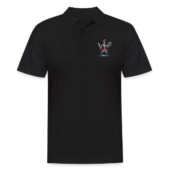 Jules César Histoire romaine Empire romain - Polo Homme - noir - Devant - Kai (181cm)