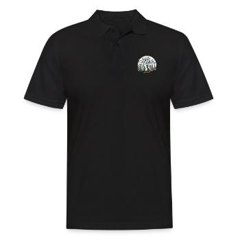 Organische Chemie, Chemiestudenten, Chemie - Männer Poloshirt - Schwarz - Vorne - Kai (181cm)