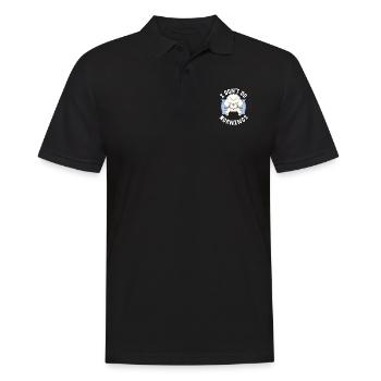 Pudel Witzig I Dont Do Mornings - Männer Poloshirt - Schwarz - Vorne - Kai (181cm)