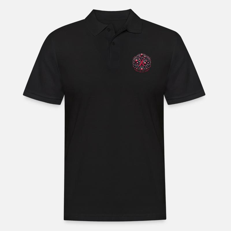 Schlaganfall-überlebende Schlaganfall-bewusstsein - Männer Poloshirt - Schwarz