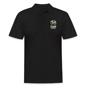 Ethical Hacking Analyst Ethical Cyber Security - Men's Polo Shirt - black - Front - Kai (181cm)