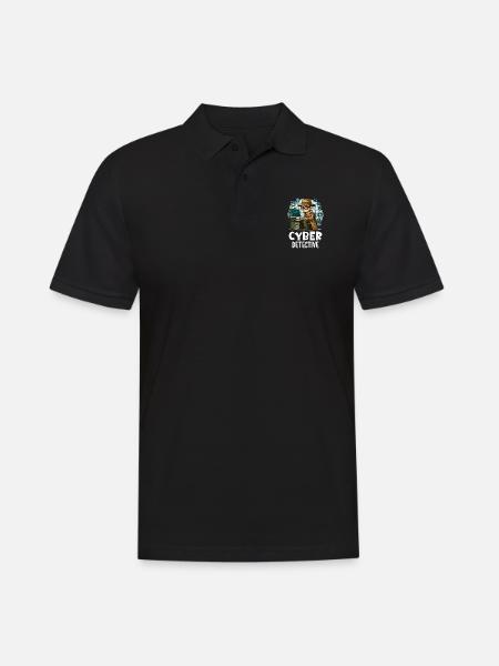 Ethical Hacking Analyst Ethical Cyber Security - Men's Polo Shirt - black