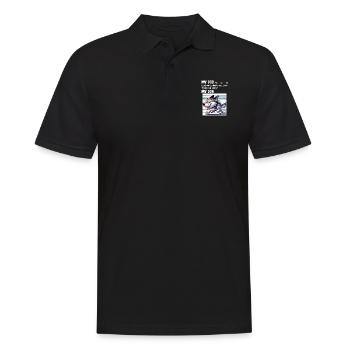 Funny Husky Meme - Men's Polo Shirt - black - Front - Kai (181cm)