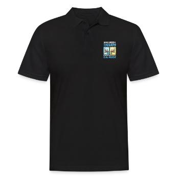 Claw Game Funny Claw Machine - Men's Polo Shirt - black - Front - Kai (181cm)
