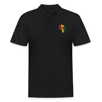 I Am Black History Month African American Pride Ce - Männer Poloshirt - Schwarz - Vorne - Kai (181cm)