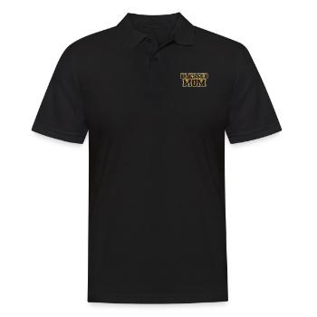 Sonnenblumen Mama Sunflower Mom - Männer Poloshirt - Schwarz - Vorne - Kai (181cm)