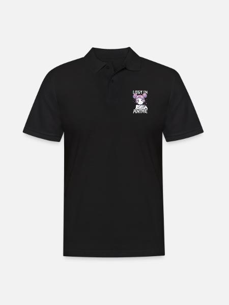 Anime Manga Anime Fille - Polo Homme - noir