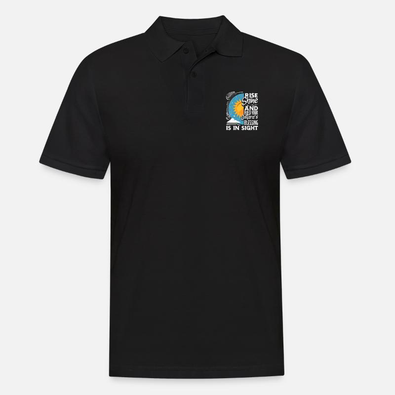 Easter Eostre Pagan Spring - Men's Polo Shirt - black
