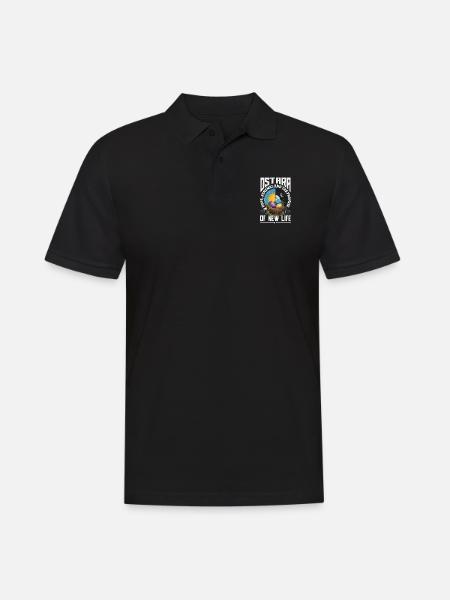 Easter Eostre Pagan Spring - Men's Polo Shirt - black