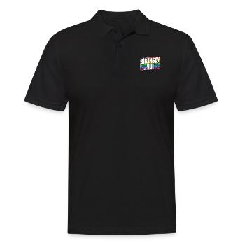 C’est ma naissancegay naissance-gay lgbt gay - Polo Homme - noir - Devant - Kai (181cm)