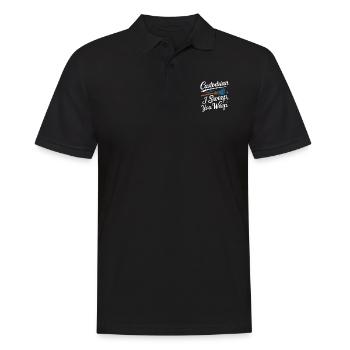School administrators School staff Caretakers - Men's Polo Shirt - black - Front - Kai (181cm)