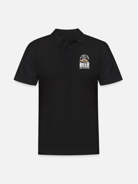 Bière de jeu - Polo Homme - noir