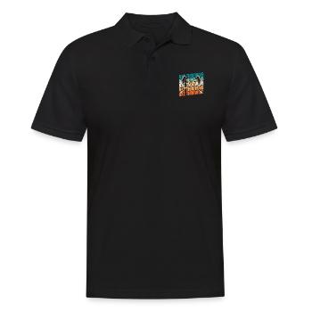 Axe Throwing Axe Thrower - Men's Polo Shirt - black - Front - Kai (181cm)