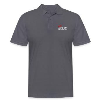 Apres Ski Party zertifizierter Apres Skilehrer - Männer Poloshirt - Anthrazit - Vorne - Nico (186cm)