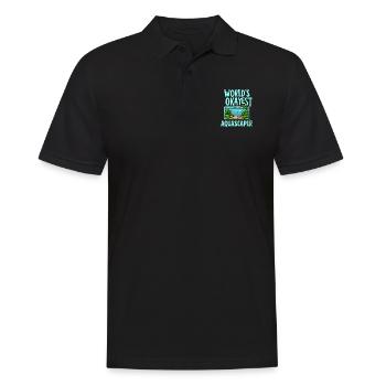 Aquascaping Enthusiast Underwater Gardening - Männer Poloshirt - Schwarz - Vorne - Kai (181cm)
