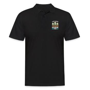Karaoke Master Juke Box de musique rétro - Polo Homme - noir - Devant - Kai (181cm)
