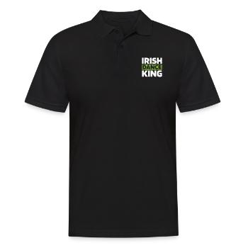 Irish Dance Irischer Tanz - Männer Poloshirt - Schwarz - Vorne - Kai (181cm)