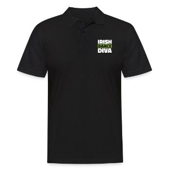 Irish Dance Irischer Tanz - Männer Poloshirt - Schwarz - Vorne - Kai (181cm)